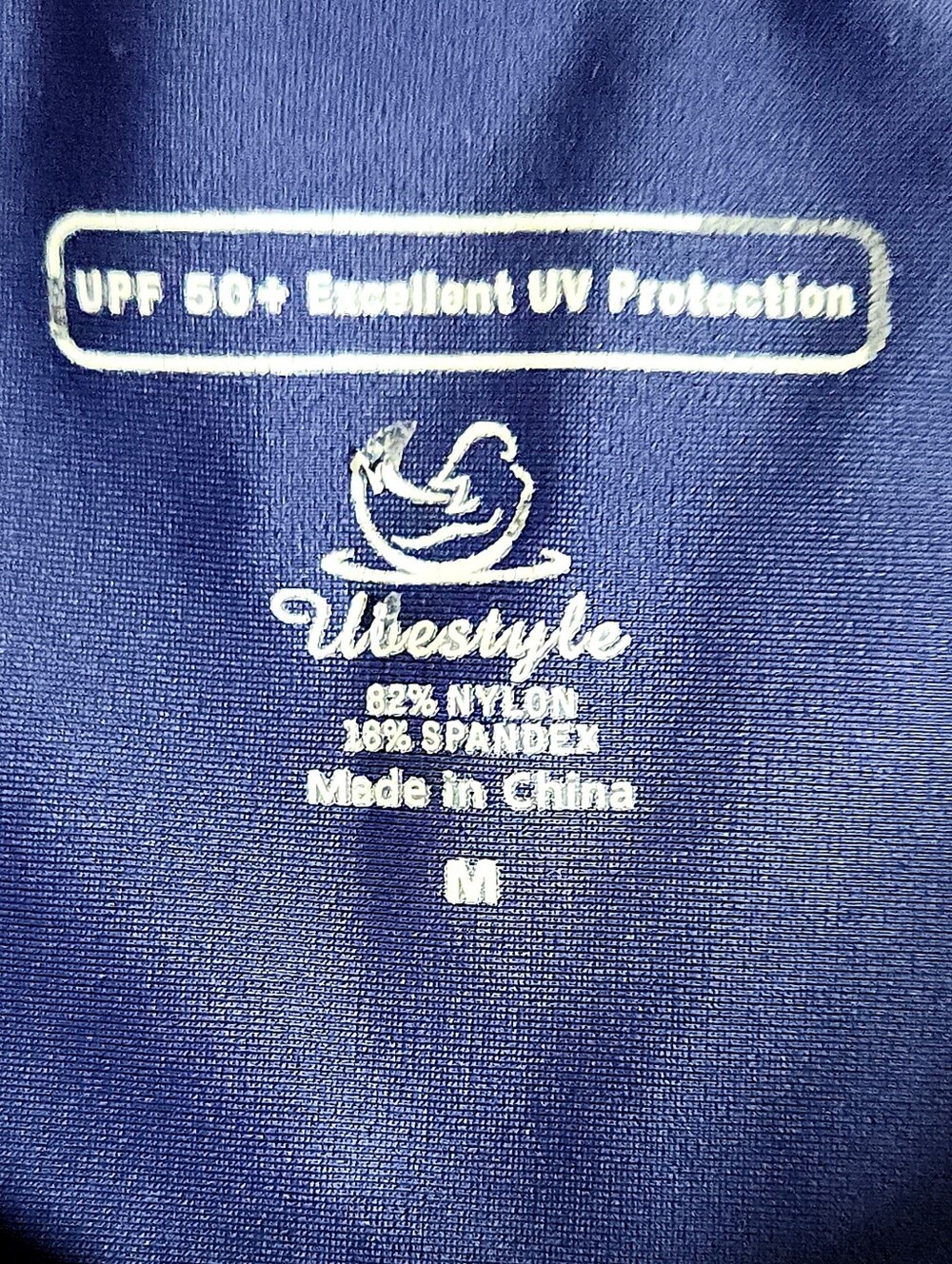 UBESTYLE Women's UPF 50+  High-Waisted Swim Pants/Rash Guard in Navy - Picture 8 of 12